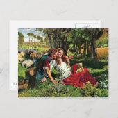 De Hireling German Shepherd: De Shepherd hief Briefkaart (Voorkant / Achterkant)