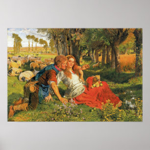 De Hireling Herder, 1851-52 Poster