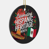De Hispanic Heritage Month vieren Keramisch Ornament (Rechts)