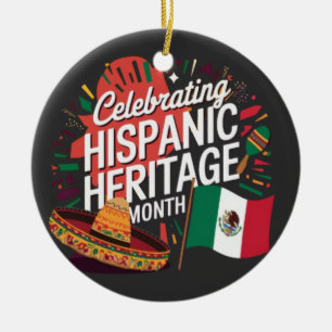 De Hispanic Heritage Month vieren Keramisch Ornament