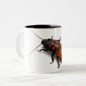 De Hisser uitlijnen Tweekleurige Koffiemok (Voorkant links)