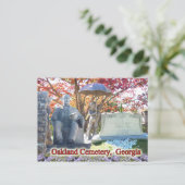 De historische begraafplaats Oakland, Atlanta, GA Briefkaart (Staand voorkant)