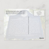 De historische begraafplaats Oakland, Atlanta, GA Briefkaart (Achterkant)