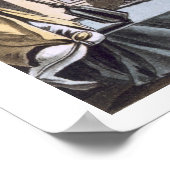 De historische dag van de Bouvines in 1214, gegrav Poster (Hoek)