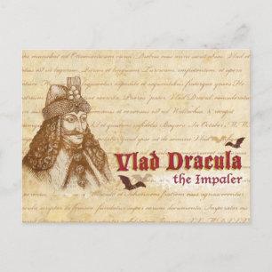 De historische graaf Dracula Briefkaart