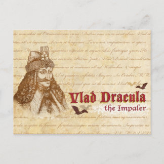 De historische graaf Dracula Briefkaart