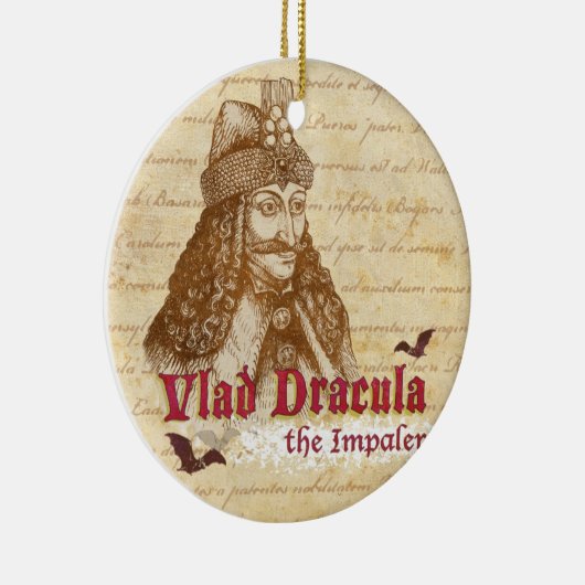 De historische graaf Dracula Keramisch Ornament (Rechts)