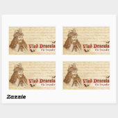De historische graaf Dracula Rechthoekige Sticker (Vel)