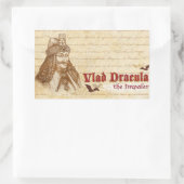 De historische graaf Dracula Rechthoekige Sticker (Tas)
