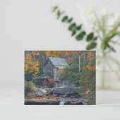 De historische graanmolen op Glade Creek 2 Briefkaart (Staand voorkant)