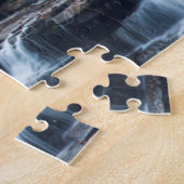 De historische graanmolen op Glade Creek Legpuzzel (Zijkant)