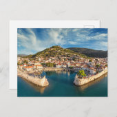 De historische haven van Nafpaktos, Griekenland Briefkaart (Voorkant / Achterkant)
