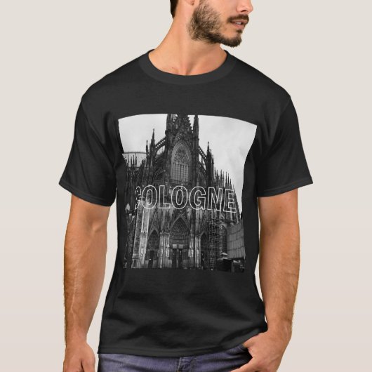 De historische kathedraal van Keulen in Duitsland T-shirt (Voorkant)