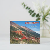 De historische Kennecott Copper Mines, AK Briefkaart (Staand voorkant)