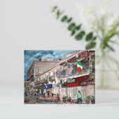 De historische kunst van de Cityscape architectuur Briefkaart (Staand voorkant)