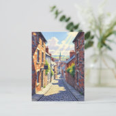 De Historische Omwalde Stad Derry-Londonderry Briefkaart (Staand voorkant)
