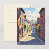 De Historische Omwalde Stad Derry-Londonderry Briefkaart (Voorkant / Achterkant)