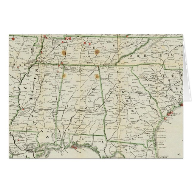 De historische oorlogskaart (Voorkant Horizontaal)