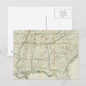 De historische oorlogskaart briefkaart (Voorkant / Achterkant)