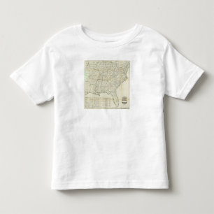 De historische oorlogskaart kinder shirts