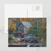 De historische rist mill op Glade Creek 2 Briefkaart (Voorkant / Achterkant)