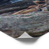 De historische rist mill op Glade Creek 2 Poster (Hoek)