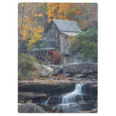 De historische rist Mill op Glade Creek Klembord (Achterkant)