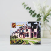 De historische Roseland Cottage, Connecticut Briefkaart (Staand voorkant)