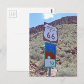 De historische Route 66 Arizona Briefkaart! Briefkaart (Voorkant / Achterkant)