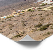 De historische stad Al Hamra in Oman Poster (Hoek)