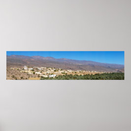 De historische stad Al Hamra in Oman Poster