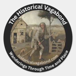 De historische Vagabond Logo Sticker