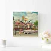 De Hitchhickers Vierkante Klok (Huis)