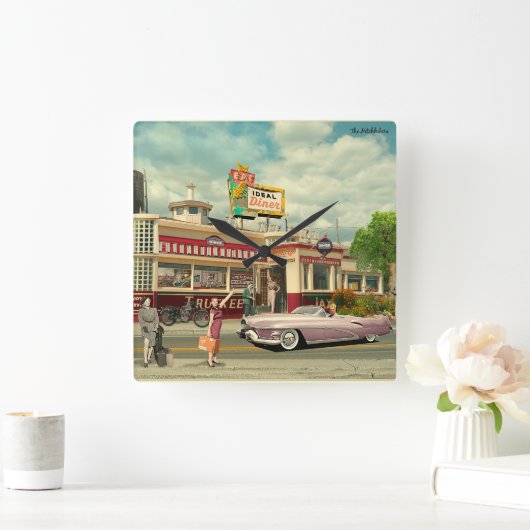 De Hitchhickers Vierkante Klok (Huis)