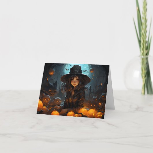 De Hitchy Halloween Kaart (Voorkant)