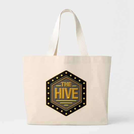 De Hive Jumbo Canvas tas (Voorkant)