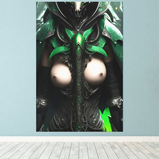 De Hive Mind 048 Canvas Afdruk (Insitu (Houten vloer))