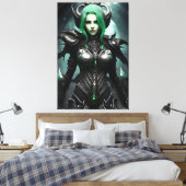 De Hive Mind 056 Canvas Afdruk (Insitu (Slaapkamer))