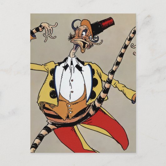 “De HM Woggle-Bug TE” van John R Neill Briefkaart (Voorkant)