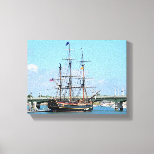 De HMS Bounty onthouden Canvas Afdruk (Voorkant)