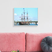 De HMS Bounty onthouden Canvas Afdruk (Insitu (Woonkamer))