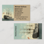 De HMS Victory van Nelson Visitekaartje (Voorkant / Achterkant)