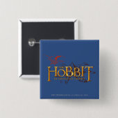 DE HOBBIT: EEN ONVERWACHTE REIS™ VIERKANTE BUTTON 5,1 CM (Voorkant /achterkant)