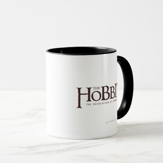 De Hobbit Logo - Donker Mok (Voorkant rechts)