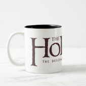 De Hobbit Logo - Donker Tweekleurige Koffiemok (Links)