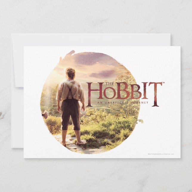 De Hobbit Logo met BILBO BAGGINS™ Back (Voorkant)
