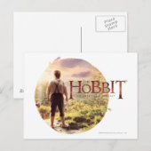 De Hobbit Logo met BILBO BAGGINS™ Back Briefkaart (Voorkant / Achterkant)