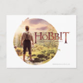 De Hobbit Logo met BILBO BAGGINS™ Back Briefkaart (Voorkant)