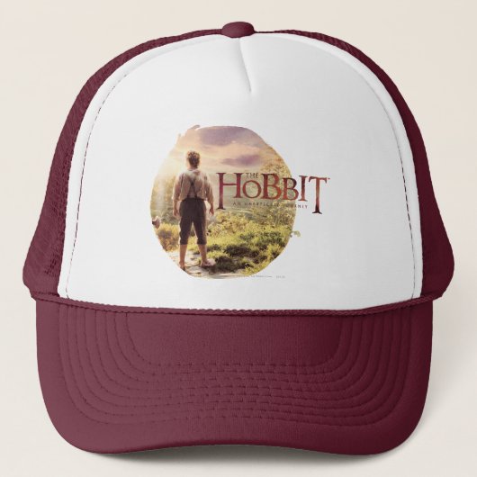 De Hobbit Logo met BILBO BAGGINS™ Back Trucker Pet (Voorkant)
