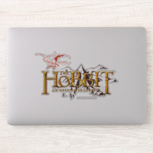 De Hobbit Logo over bergen Sticker